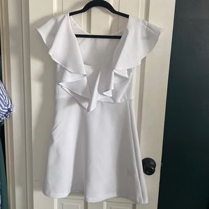 BCBG white dress - Size 2.